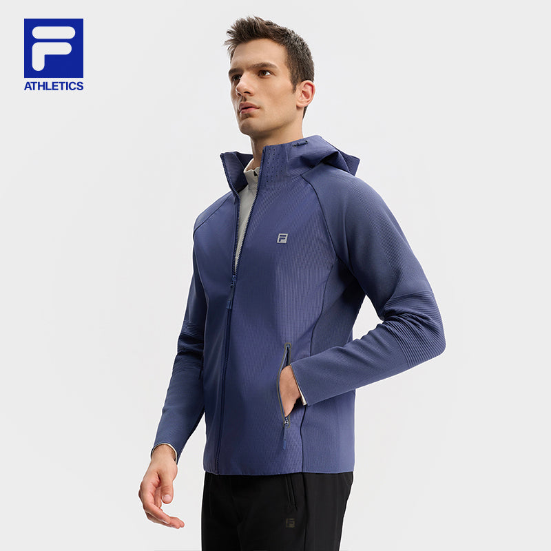 FILA CORE ATHLETICS FITNESS Men Men's Jacket (Blue)