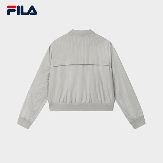 FILA CORE LIFESTYLE MILANO STROLLING MILAN Women Woven Jacket (Light Khaki)