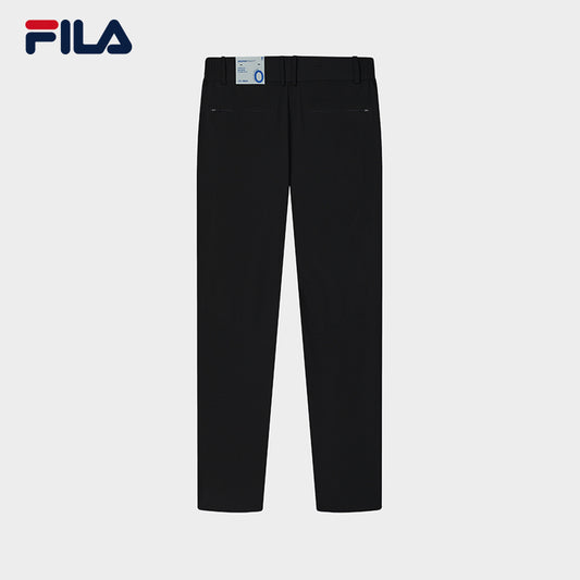 FILA CORE LIFESTYLE BLUE SPORTY & LUXURIOUS MAXI YACHT, PORTO CERVO Men Woven Pants (Black)
