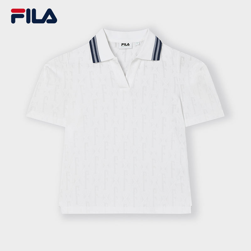 Fila polo womens white online