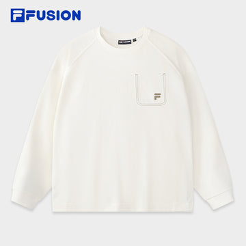 FILA FUSION INLINE FUSIONEER Unisex Long Sleeve Tee (White / Black)