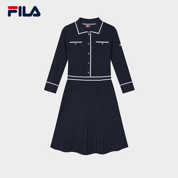 FILA CORE HYBRID CLASSIC MODERN HERITAGE Womens Dress in Navy