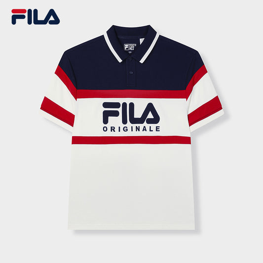 FILA CORE LIFESTYLE ORIGINALE FRENCH TENNIS CLUB Men Short Sleeve Polo (White)