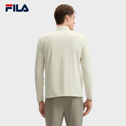 FILA CORE LIFESTYLE BLUE2 LE GRAND PALAIS Men Long Sleeve Polo (Light Green)