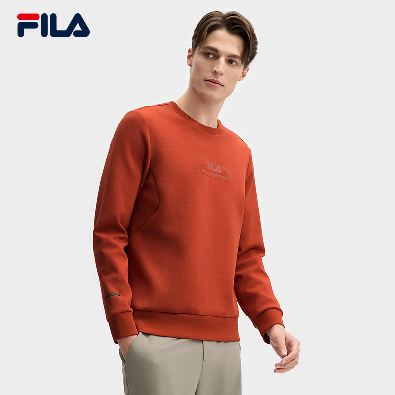 FILA CORE LIFESTYLE WHITE MILAN DESIGN WEEK Men Sweatshirt  (Red / Turquoise / White)