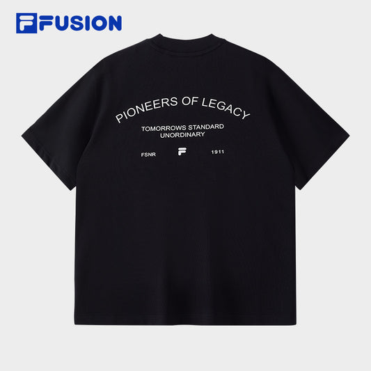 FILA FUSION INLINE FUSIONEER 1 Unisex Short Sleeve T-shirt (White / Green / Black)