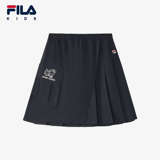 (130 - 165cm) FILA KIDS x OSAMU GOODS Girl's Skirt in Navy