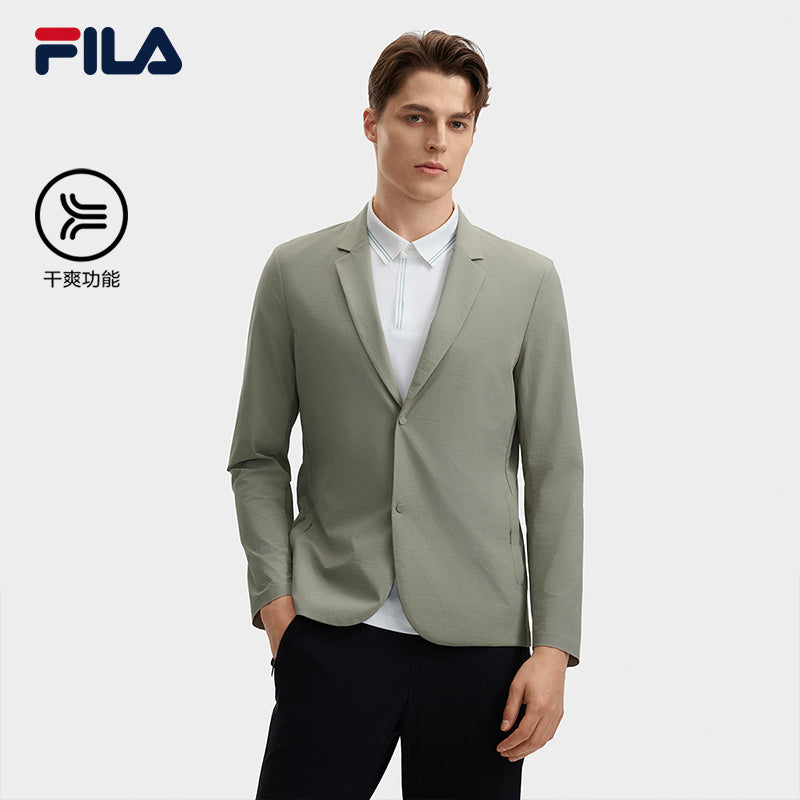 FILA CORE LIFESTYLE BLUE2 LE GRAND PALAIS Men Woven Top (Olive Green)