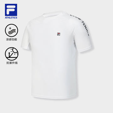 FILA CORE ATHLETICS TENNIS1 ART IN SPORTS Men Short Sleeve T-shirt (White)