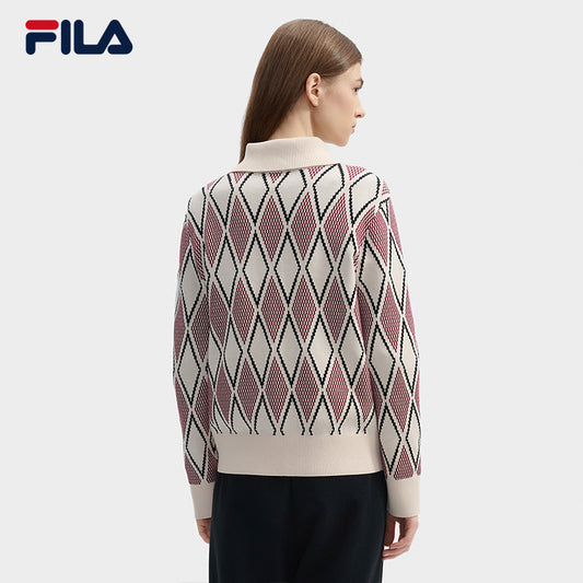 FILA CORE LIFESTYLE WHITE ORTISEI Women Jacket (Beige)