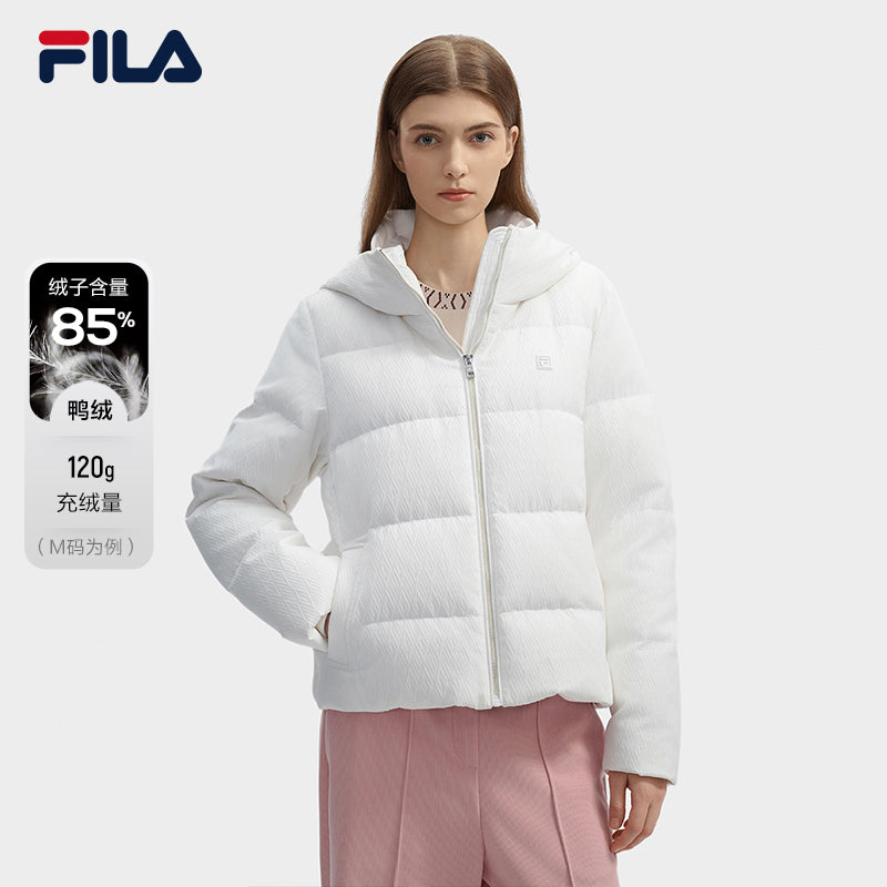 FILA CORE LIFESTYLE WHITE LINE GRENOBLE Women Down Jacket (White)