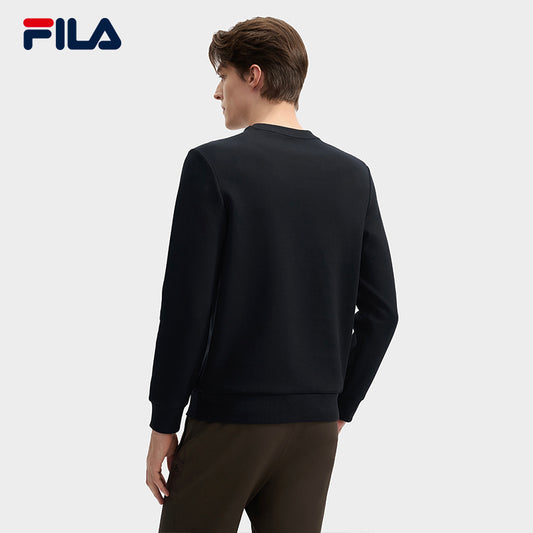 FILA CORE LIFESTYLE WHITE ORTISEI Men Sweatshirt (Black / Green / White)