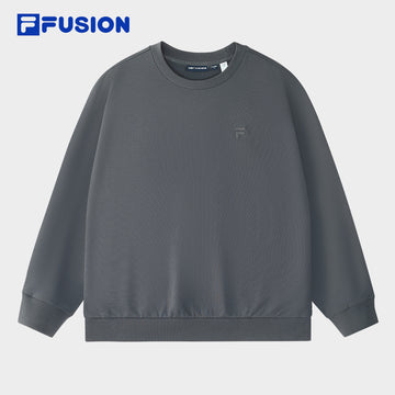 FILA FUSION INLINE FUSION LIFE X FUSIONEER FIELD OF CLASSIC Unisex Sweatshirt (Grey / Light Khaki)