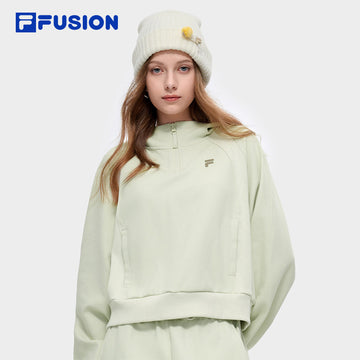 FILA FUSION INLINE FUSION LIFE X FUSIONEER 
FIELD OF CLASSIC Women Hoodie (Light Green)