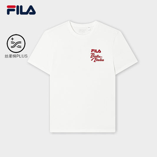 FILA CORE LIFESTYLE ORIGINALE FRENCH TENNIS CLUB Men Short Sleeve T-shirt (White)