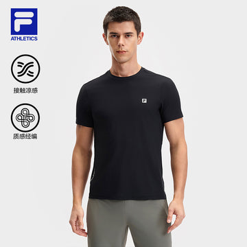 FILA CORE ATHLETICS FITNESS MEN ARTE ELEGANTE Men Short Sleeves T-Shirt (Black)