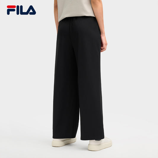 FILA CORE LIFESTYLE MILANO STROLLING MILAN Women Woven Pants (Black)