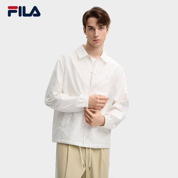 FILA CORE LIFESTYLE MILANO GARDEN OF ARTS Men Long Sleeve Shirt (White)