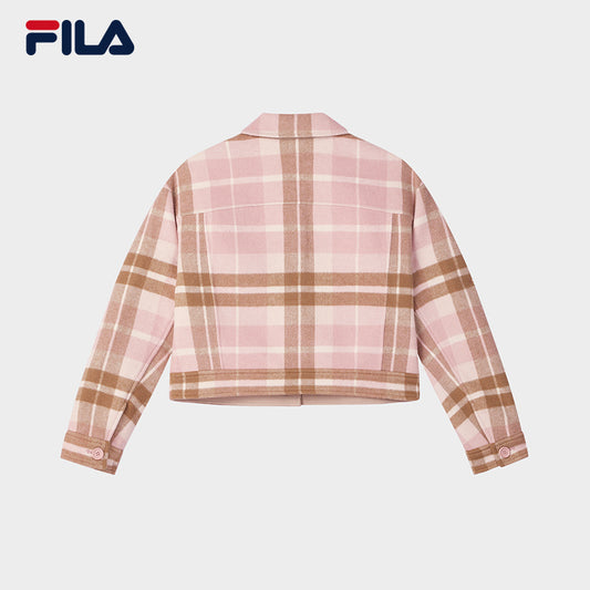 FILA CORE LIFESTYLE ORIGINAL VINTAGE TENNIS CLUB Women Woven Jacket (Pink)