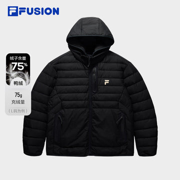 FILA FUSION INLINE URBAN TECH FUTURE TECH STREET Men Down Jacket (Black)