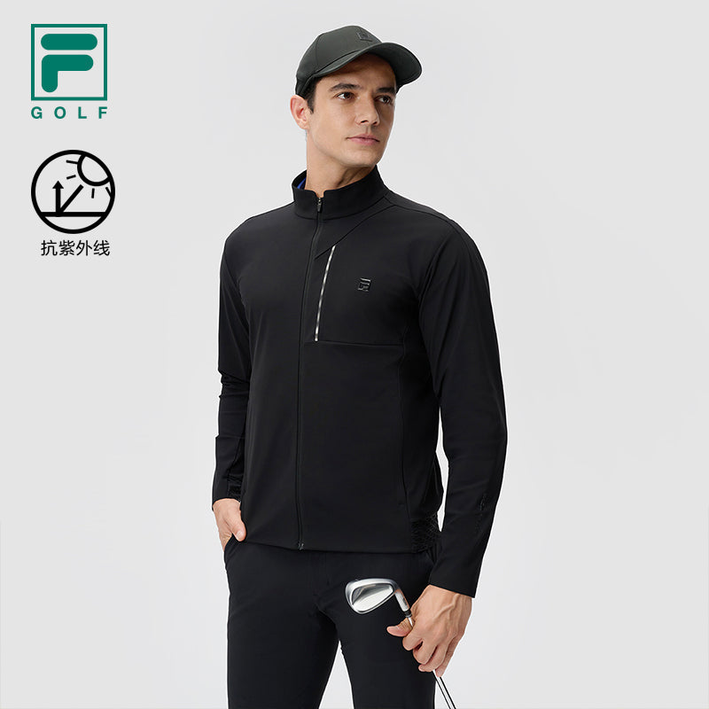 FILA CORE ATHLETICS GOLF2 Men Knit Top (Black)