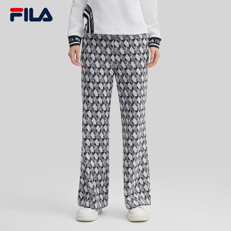 FILA CORE LIFESTYLE FILA EMERALD CHEVAL BLANC COURCHEVEL Women Knit Pants (Full Print)