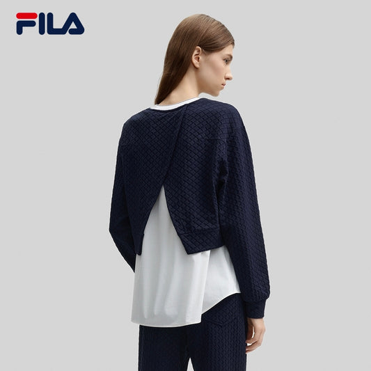 FILA CORE LIFESTYLE FILA EMERALD CHEVAL BLANC COURCHEVEL Women Women's Top (Navy)