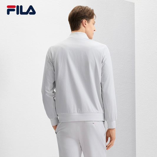 FILA CORE LIFESTYLE MODERN HERITAGE THE LOUVRE PALACE Men Woven Jacket (Ash)