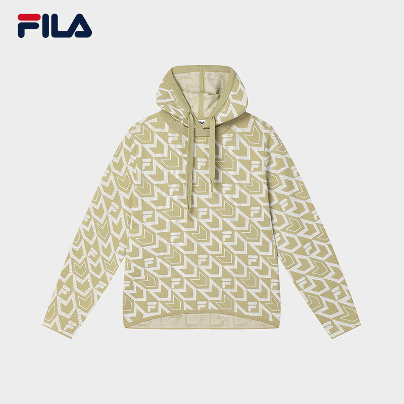 FILA CORE LIFESTYLE FILA EMERALD CHEVAL BLANC COURCHEVEL Women Knit Sweater (Full Print)