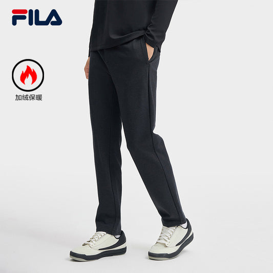 FILA CORE LIFESTYLE BLUE GEOMETRIC SNOW ART Men Knit Pants (Grey)