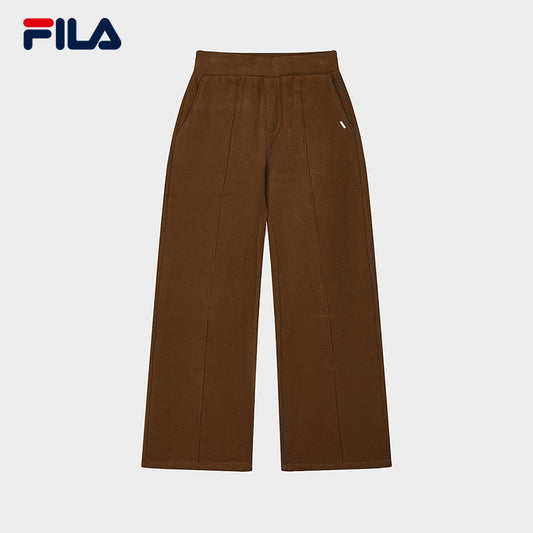 FILA CORE LIFESTYLE WHITE LINE GRENOBLE Women Knit Pants (Brown)