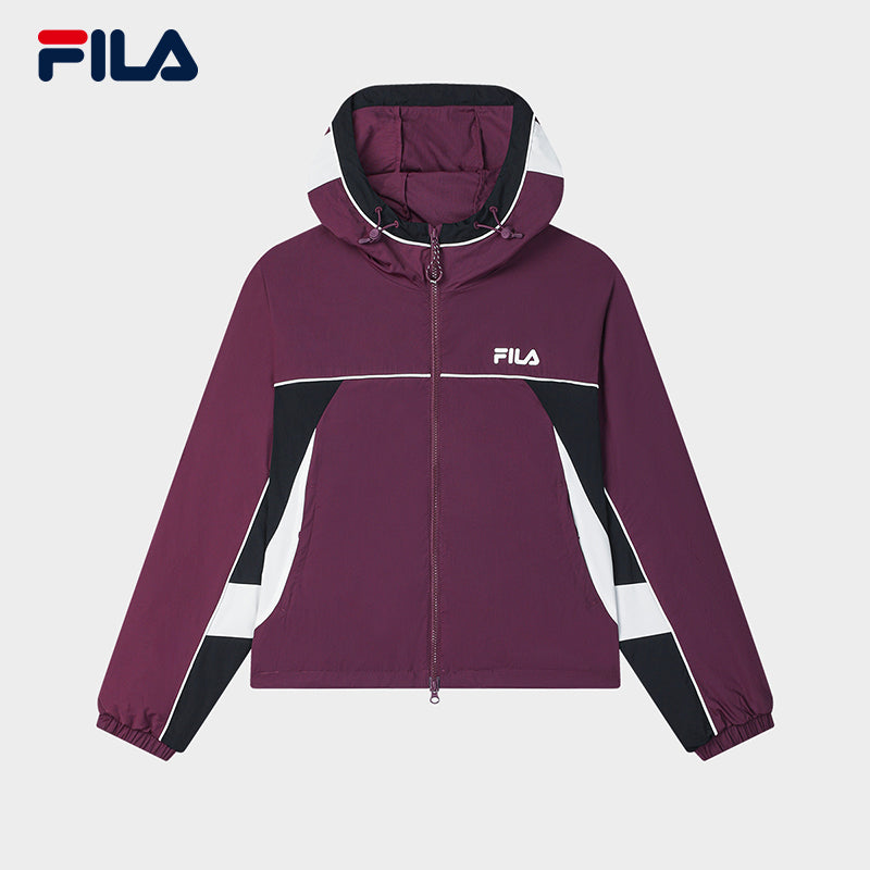 FILA CORE LIFESTYLE ORIGINALE VANGUARD EXPLORATION Women Woven Jacket (Purple)