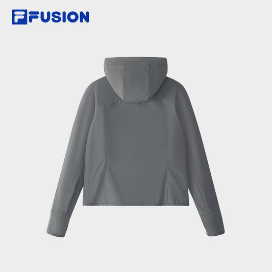 FILA FUSION INLINE URBAN TECH VR IN VIRTUAL REALITY Women Woven Jacket (Grey / Ash)