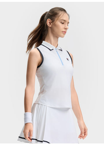FILA CORE ATHLETICS TENNIS1 ART IN SPORTS Women Cotton Vest (White)