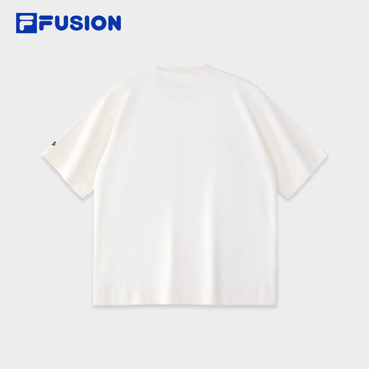 FILA FUSION INLINE CULTURE 2 CAMPUS RHAPSODY Men Short Sleeve T-shirt (White / Dark Green)