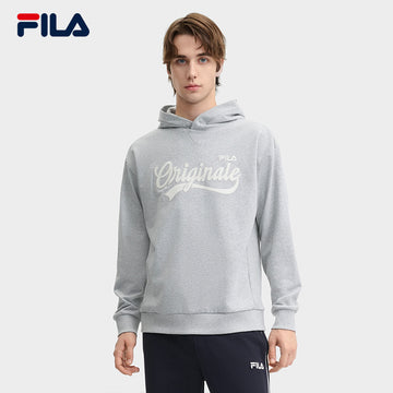 FILA CORE LIFESTYLE FILA ORIGINALE WINTER TENNIS CLUB Men Hoodie (Grey)