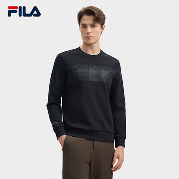 FILA CORE LIFESTYLE WHITE ORTISEI Men Sweatshirt (Black / Green / White)