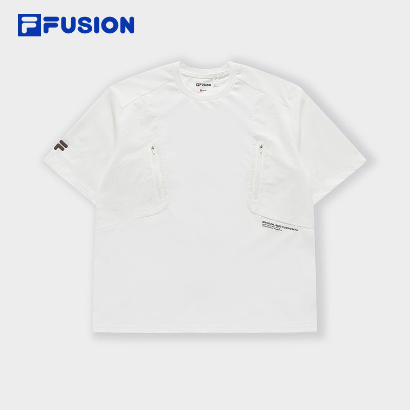 FILA FUSION INLINE URBAN TECH Men Short Sleeve T-shirt in White