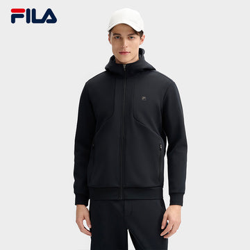 FILA CORE LIFESTYLE WHITE MILAN DESIGN WEEK Men Hooded Jacket (Black)