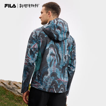 FILA CORE ATHLETICS EXPLORE X DUNHUANG MUSEUM Men Woven Jacket (Full Print)