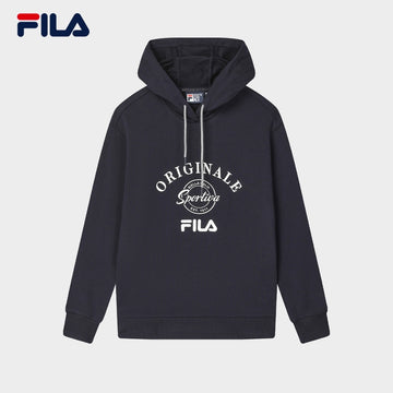 FILA CORE LIFESTYLE FILA ORIGINALE WINTER TENNIS CLUB Women Hoodie (Ash / Navy)