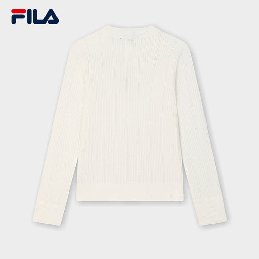 FILA CORE LIFESTYLE ORIGINALE HERITAGE Women Knit Sweater (White)