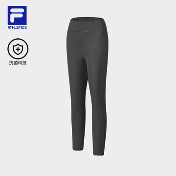 FILA CORE ATHLETICS FITNESS Women Knitted Leggings (Grey)