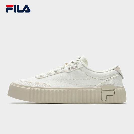 FILA CORE FASHION ORIGINALE Gear 1S Women Canvas Shoes (Beige Cream)