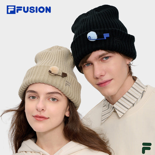 FILA FUSION INLINE Unisex Beanie (Violet / Ash / Blue / Black)