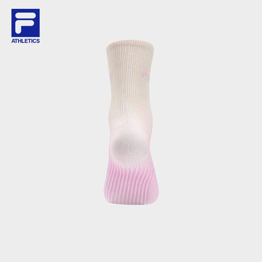 FILA CORE ATHLETICS FITNESS Women Middle Socks (Light Pink / Turquoise)