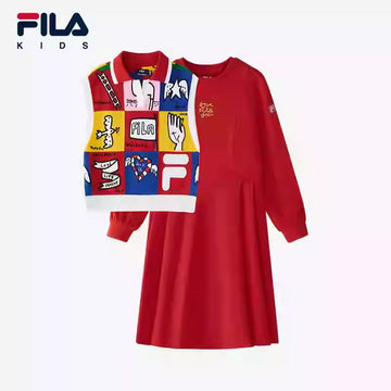 FILA KIDS CROSS OVER CHINESE NEW YEAR Girl's Knit Dress