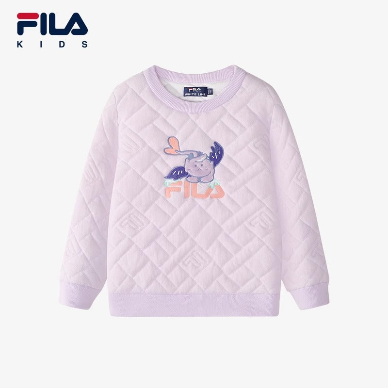 FILA KIDS LEGEND OF THE ALPS WHITE LINE Girl's Sweatshirt