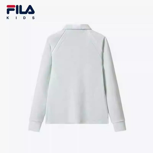 FILA KIDS PERFORMANCE GOLF Girl's Long Sleeve Polo T-Shirt