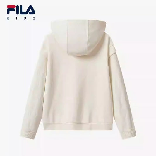 FILA KIDS WHITE LINE Girl's Hoodie